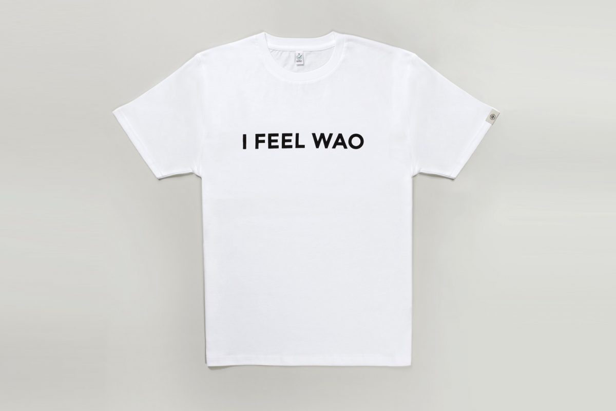 Maglia I Feel Wao in Cotone Organico